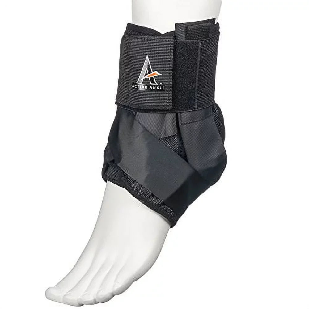Active Ankle AS1 Pro Lace-Up Ankle Brace, Black, XX-Large