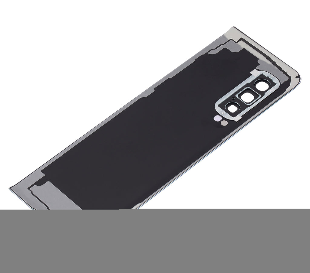 Replacement Back Protection Glass With Camera Lens Fitting For Samsung Galaxy Fold 4G (F900) (Aftermarket Plus) (Space Silver)