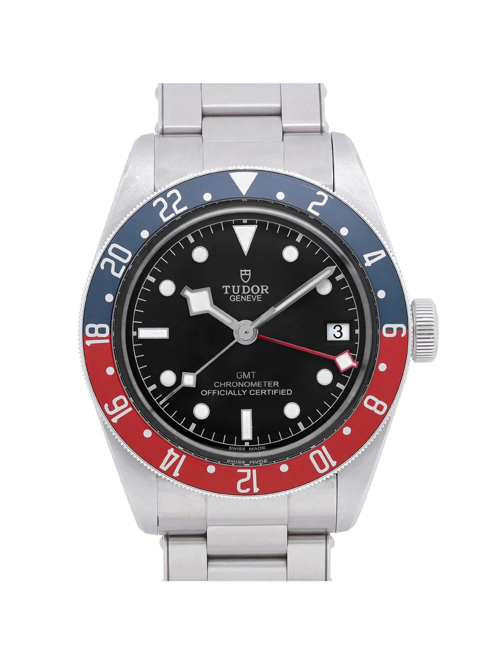 Tudor Heritage Black Bay GMT Steel Black Dial Automatic Mens Watch 79830RB