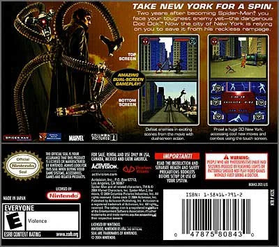 Spider-Man 2 - Nintendo DS