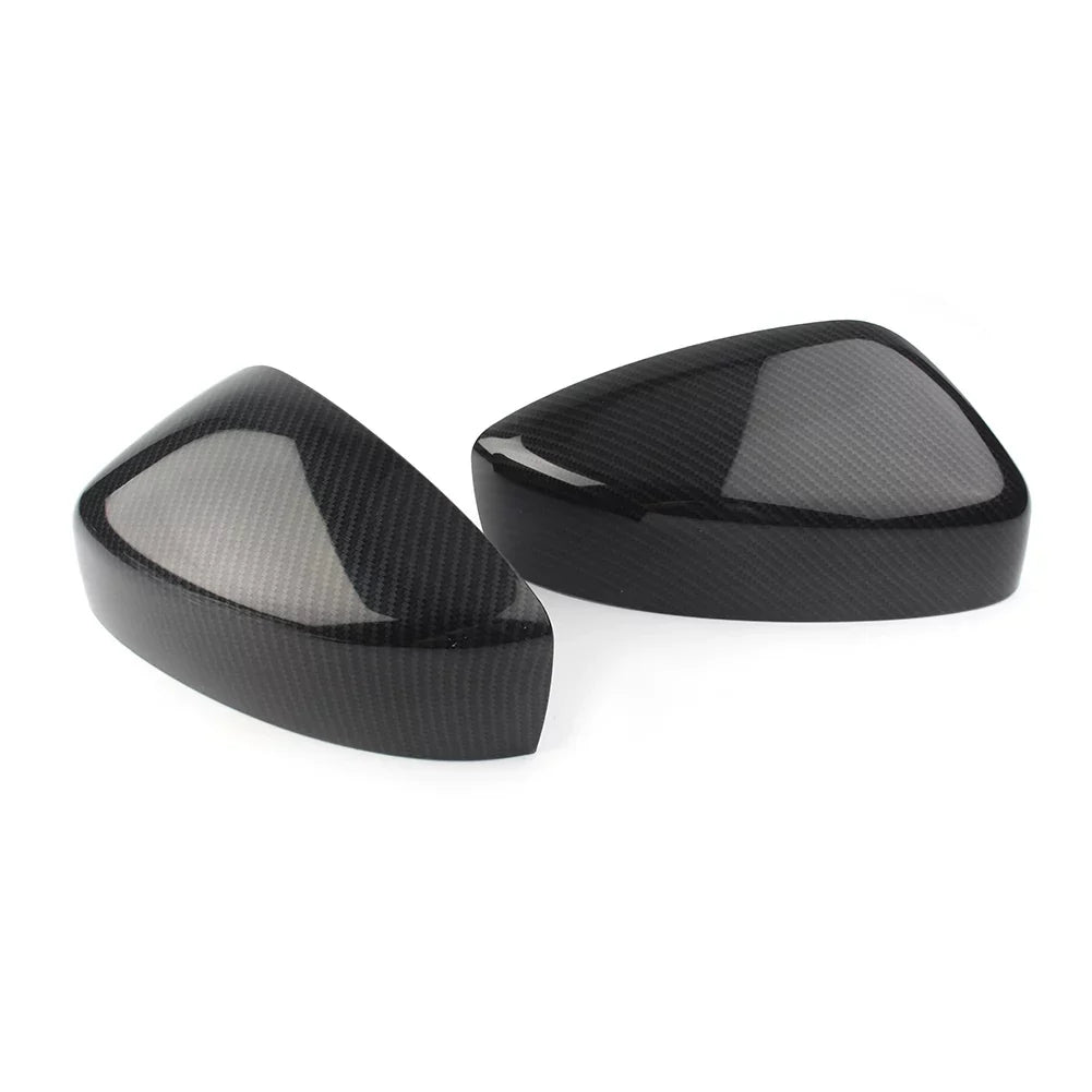 BFY Car Rearview Rear View Mirror Shield Trim For 2017 2018 2019 Mazda CX-5 ABS 2Pcs Carbon Fiber Styling