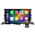 Car Radio for Toyota Highlander 2014-2019 Built-in Carplay/Android Auto, Android 10 Host 4G RAM 64G ROM with WiFi GPS Navigation Bluetooth Steering Wheel Control