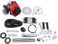 PEXMOR 53cc 4-Stroke Bike Motor Bicycle Engine Kit, Motorized Gas Bike Conversion Kit, Bicycle Motor Kit Cycle Gasoline Petrol Motor Refit Set Super Fuel-efficient for 26-28" Bikes with V-Frame