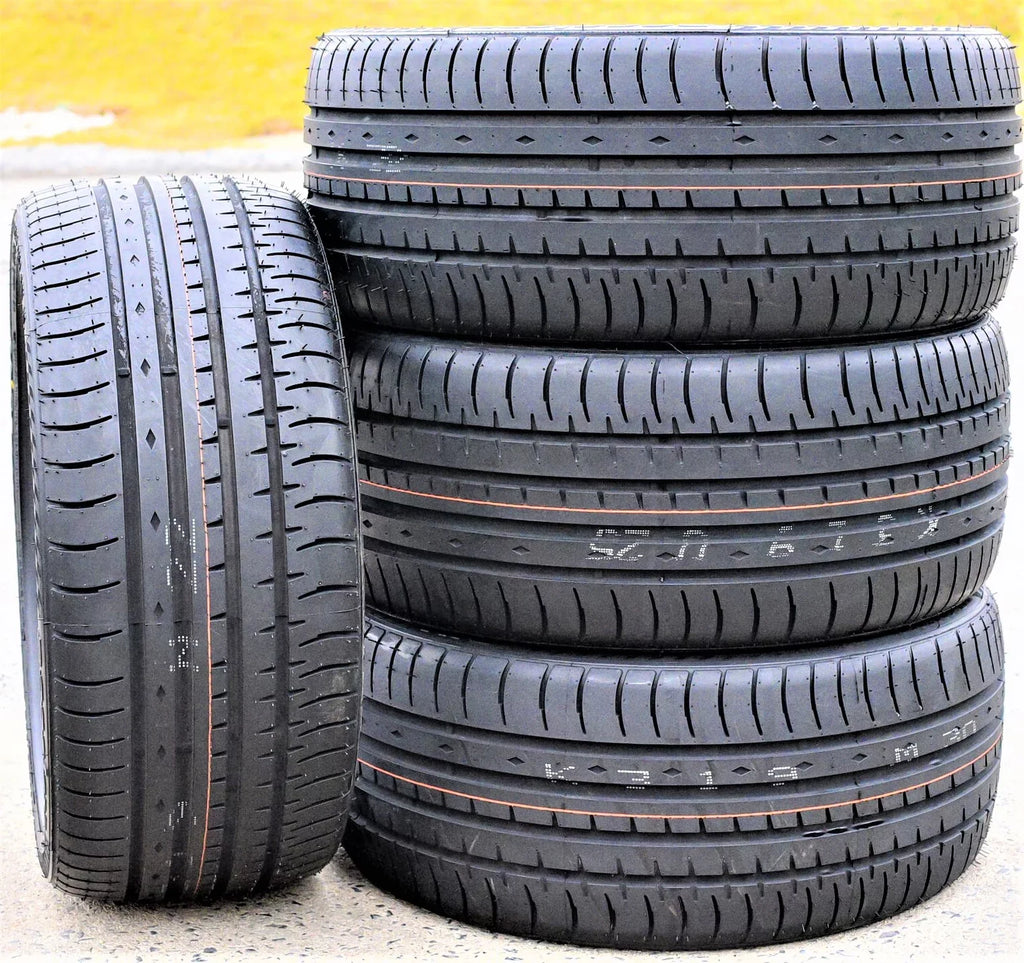 Pair of 2 (TWO) Accelera Phi 235/40ZR18 235/40R18 95Y XL A/S High Performance Tires Fits: 2012-18 Ford Focus Titanium, 2017-23 Honda Civic Sport Touring