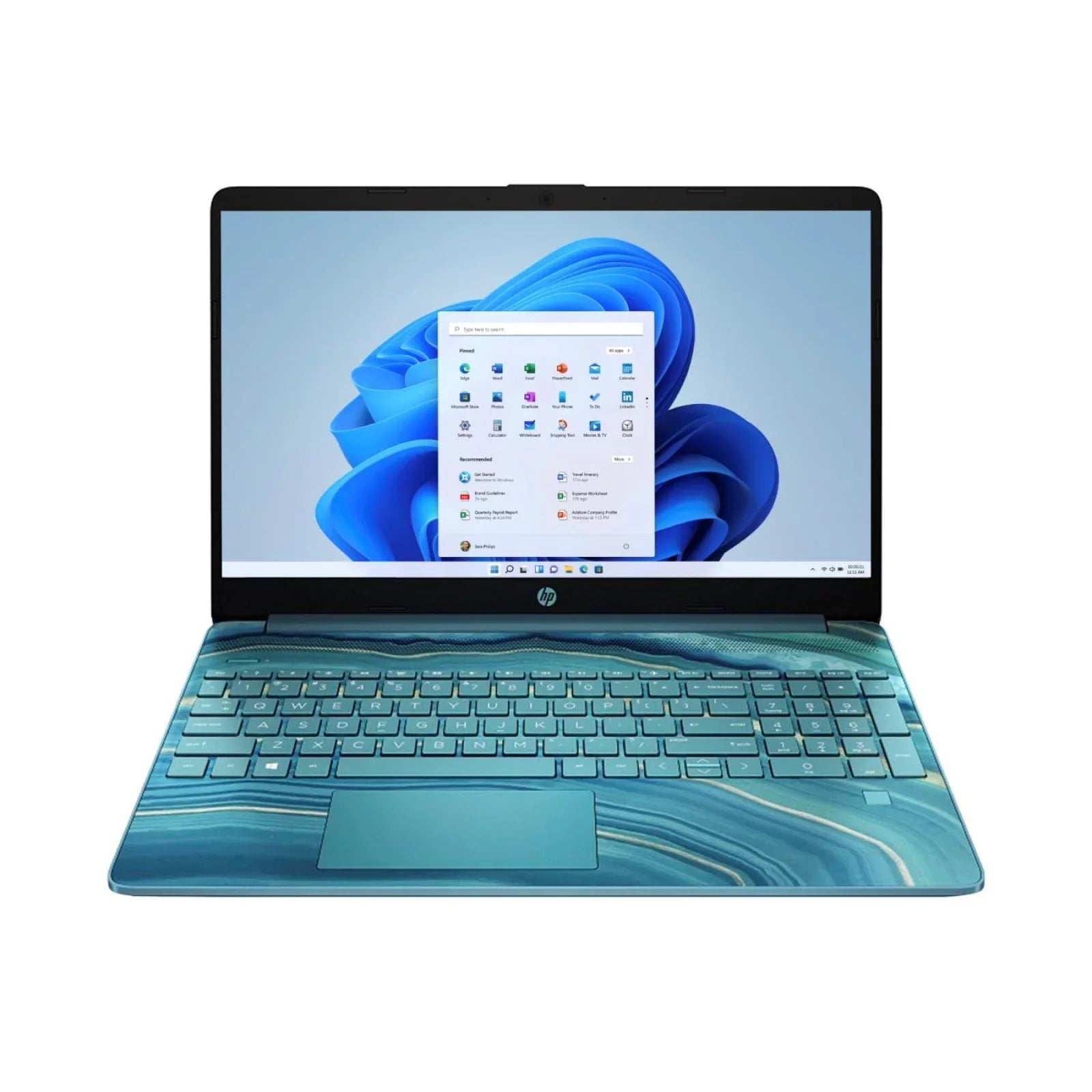 Restored HP 17cp0006ds 17.3" Touchscreen Laptop R3 5300U 8GB 512GB SSD W11H Teal (Refurbished)
