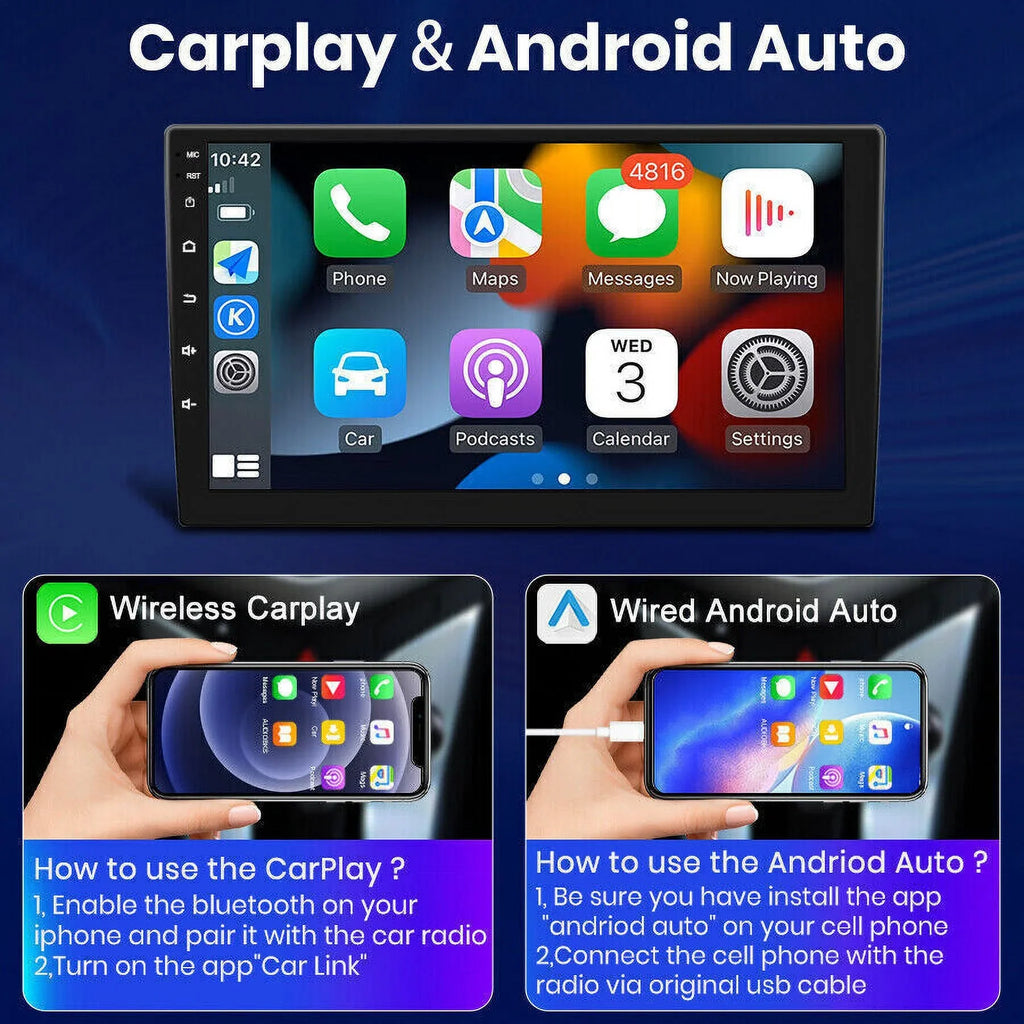 9" 1280*720 IPS 2+32G Android Auto CarPlay Car Stereo Radio for Toyota Prius 2009-2016 GPS w/Cam