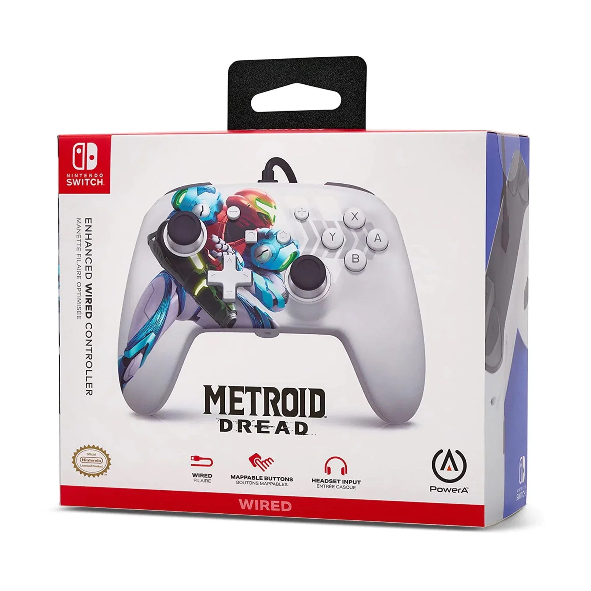 PowerA Enhanced Wired Controller for Nintendo Switch - Metroid Dread [Nintendo Switch Accessory]