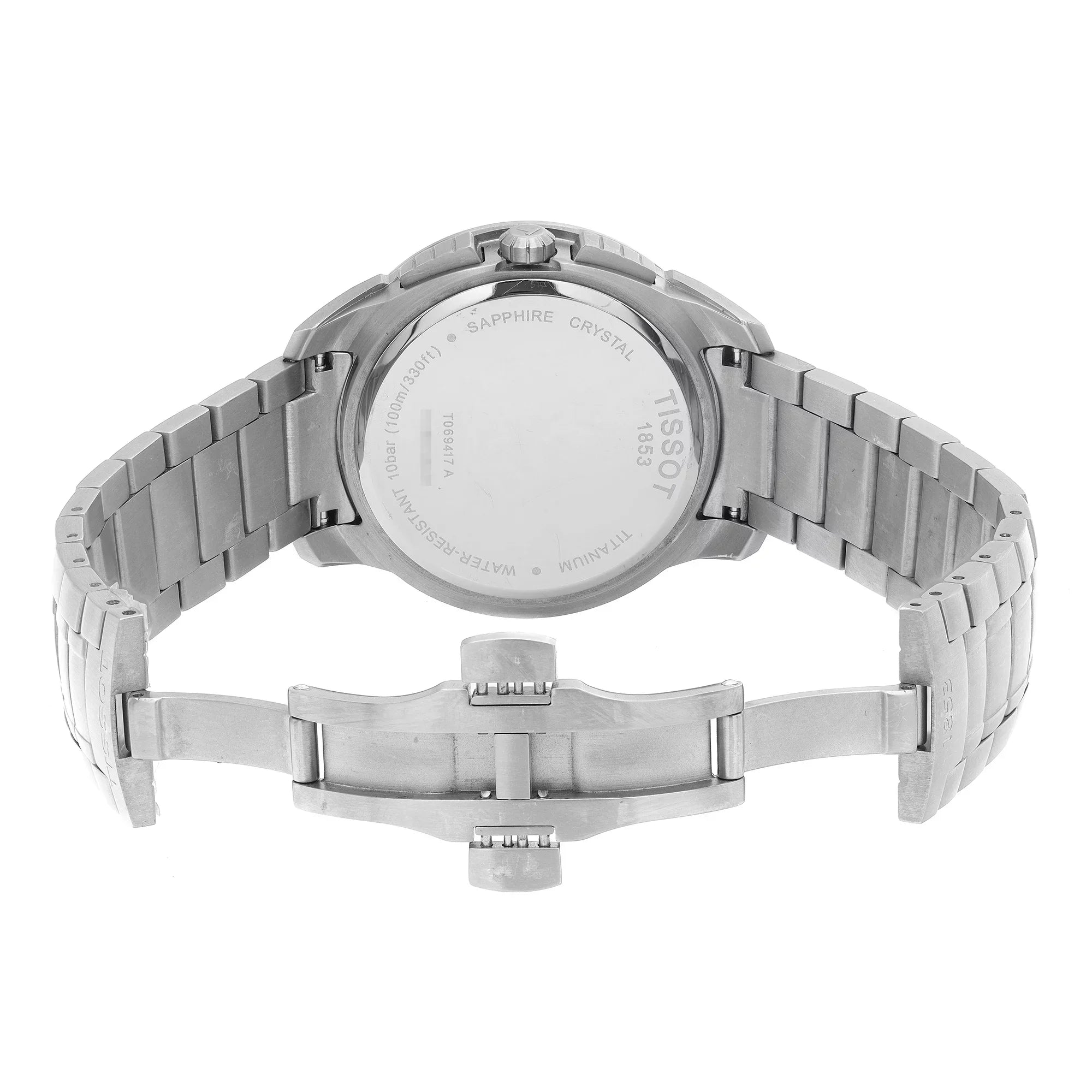 Tissot T-Sport 43mm Titanium Blue Dial Mens Quartz Watch T069.417.44.041.00