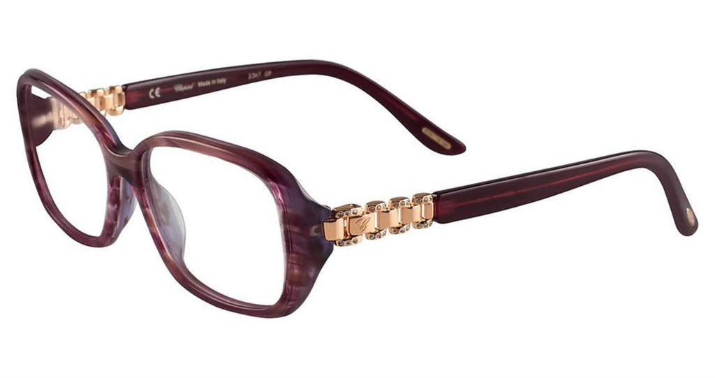 Eyeglasses Chopard VCH 155 S Purple Stripe 06Xd