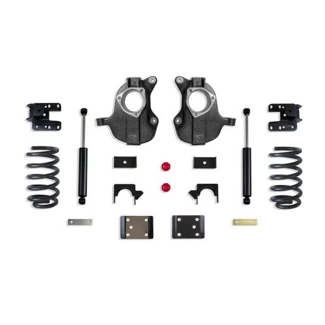 Maxtrac Suspension 3 x 5 in. 20 Non-Magneride Model Lowering Spindle Kit for 2016-2018 Silverado & Sierra 1500 Single Cab 2WD-4WD