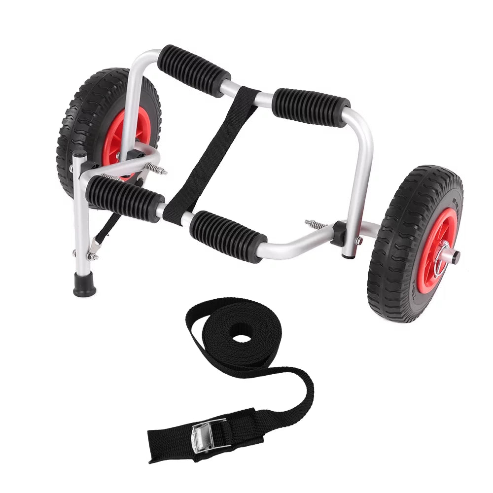 Anself Portable Lightweight Foldable Vessel Kayak Canoe Trolley