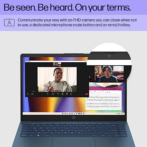 HP 14 inch Laptop, FHD Display, 13th Generation Core i5-1335U, 8 GB RAM, 512 GB SSD, Iris Xe Graphics, Windows 11 Home, 14-ee0010nr (2023)