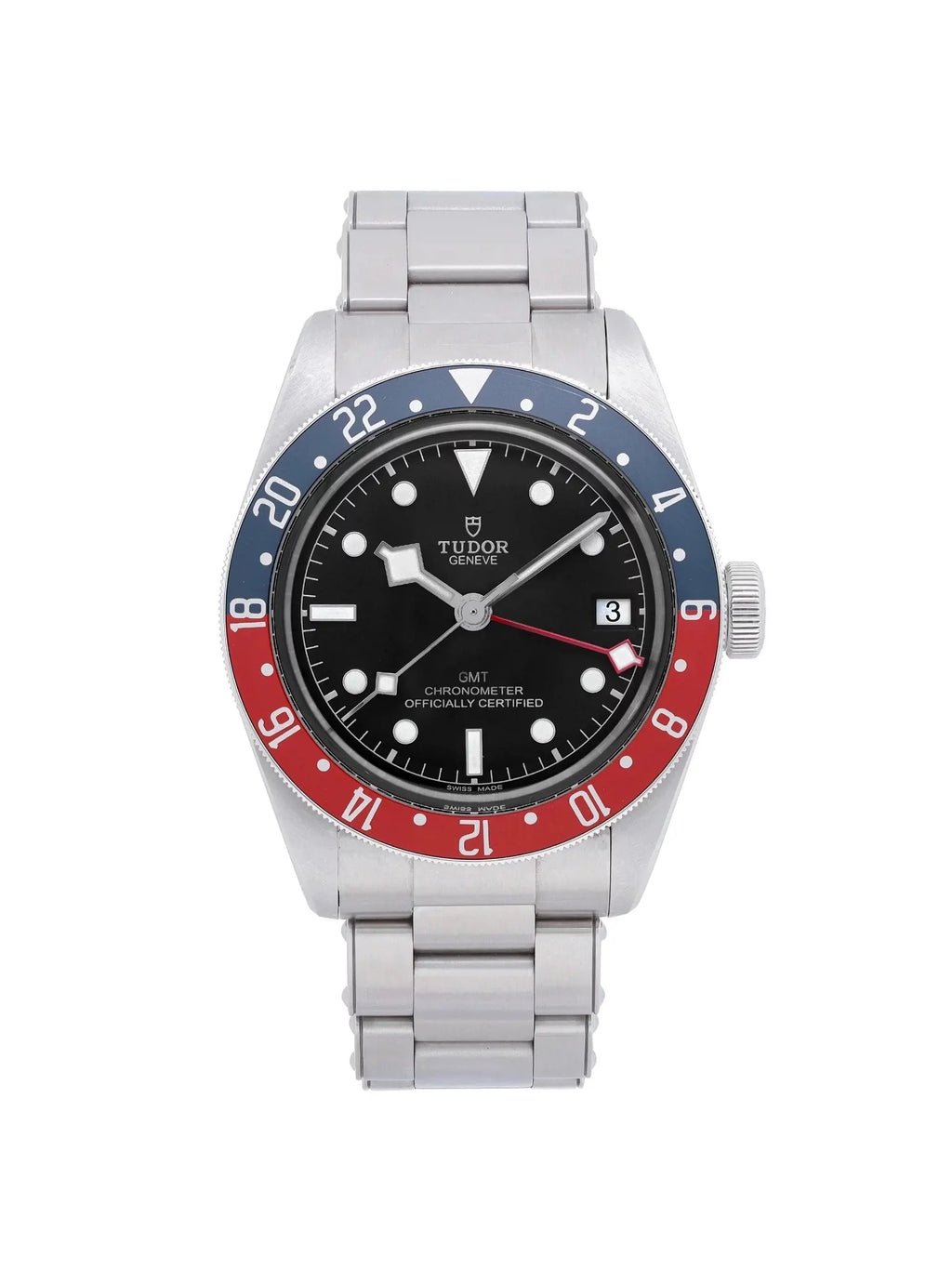 Tudor Heritage Black Bay GMT Steel Black Dial Automatic Mens Watch 79830RB