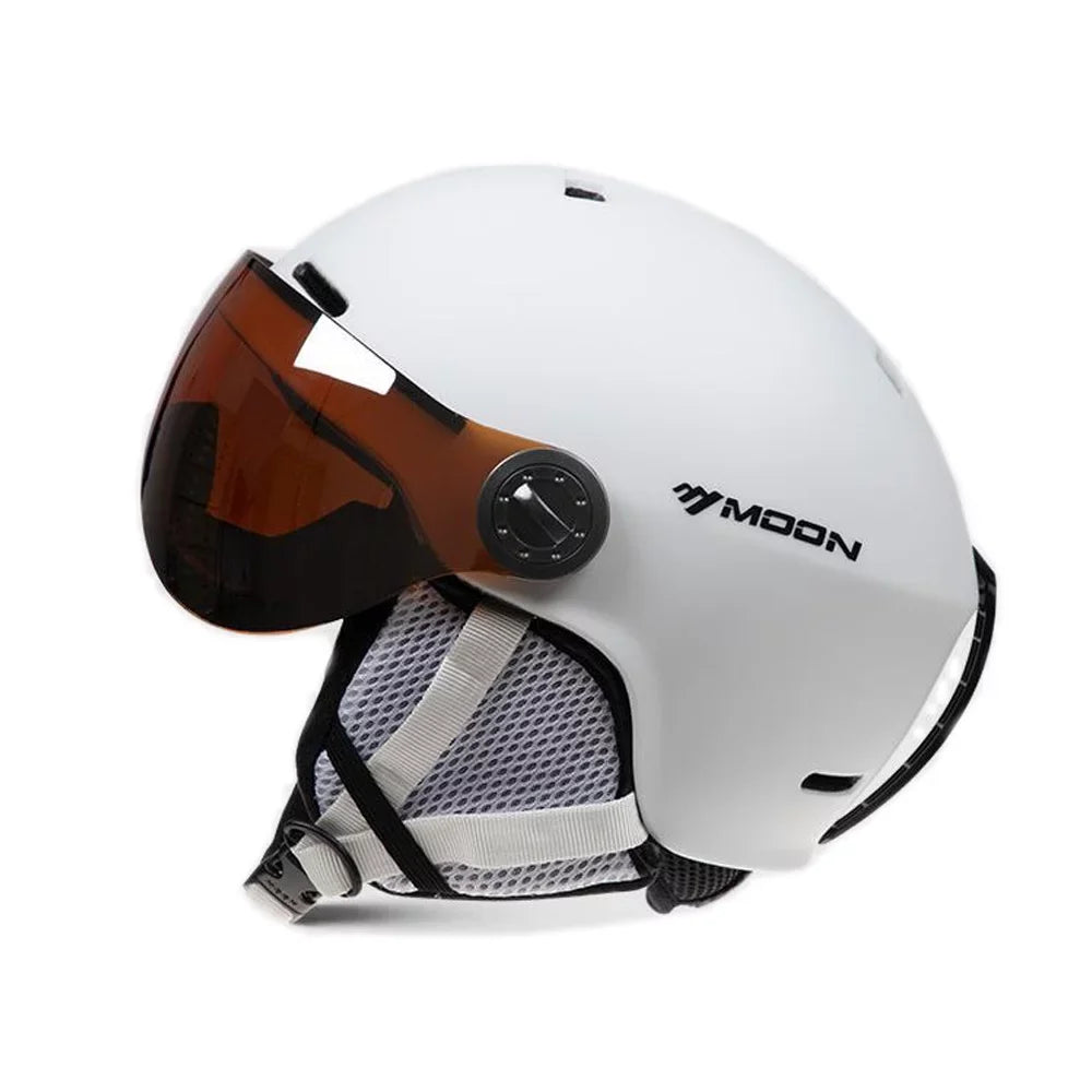 MOON Skiing Snowboard Skateboard Helmets - Winter Windproof Cycling Safety Gear