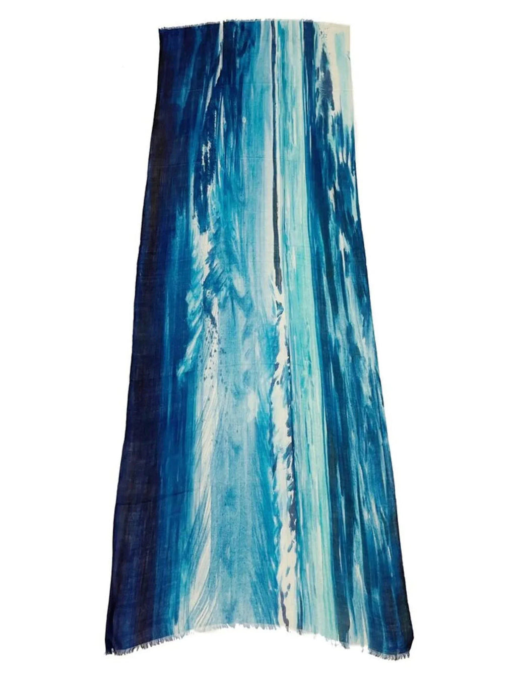 Stormy Montauk - Lightweight Cashmere/Wool Blend Scarf by James Paul Cheung