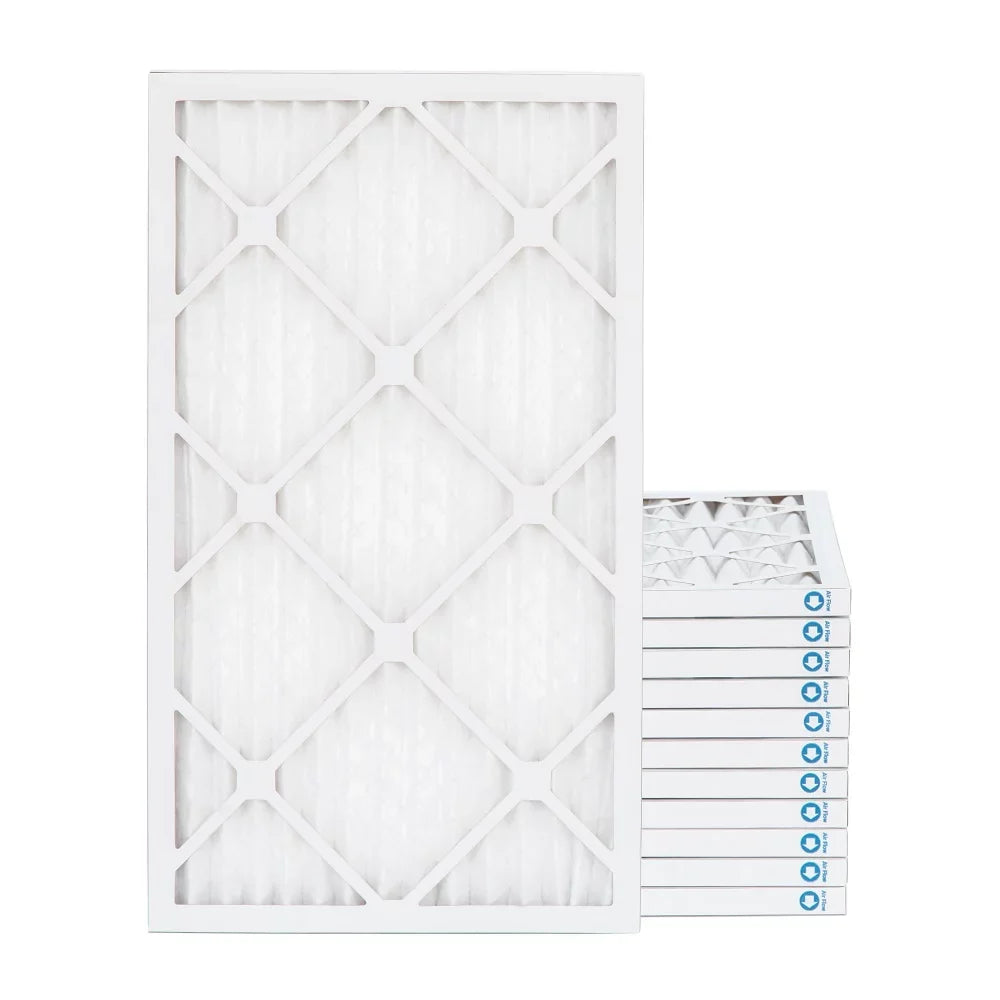 Pamlico Air 14x24x1 MERV 8 Pleated AC Furnace Air Filters. Case of 12. Actual Size: 13-3/4 x 23-3/4 x 3/4