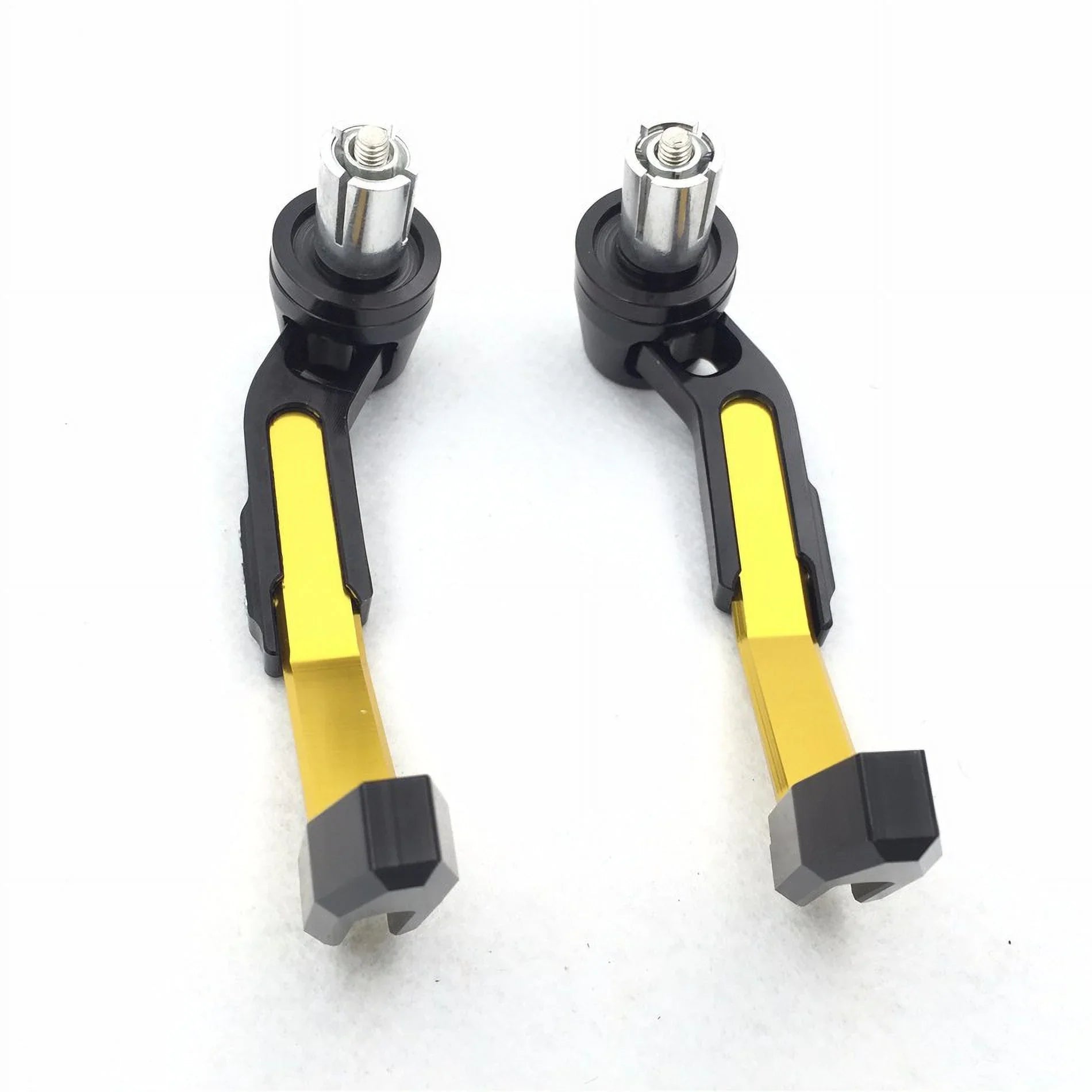 HTT-MOTOR Motorcycle Adjustable Angel Length Gold Black Total CNC 22mm Protector Proguard Pro Brake Clutch Lever Protect Guard For Suzuki GSX GSXR Hayabusa RM DR Kawasaki Ninja Aprilia Climber