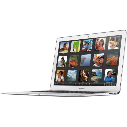 Apple MacBook Air 13-inch (i5 1.6GHz, 128GB SSD) (Early 2015, MJVE2LL/A) - Silver Bundle with Black Zipper Sleeve + Laptop Starter Kit + Cleaning Kit (Refurbished)