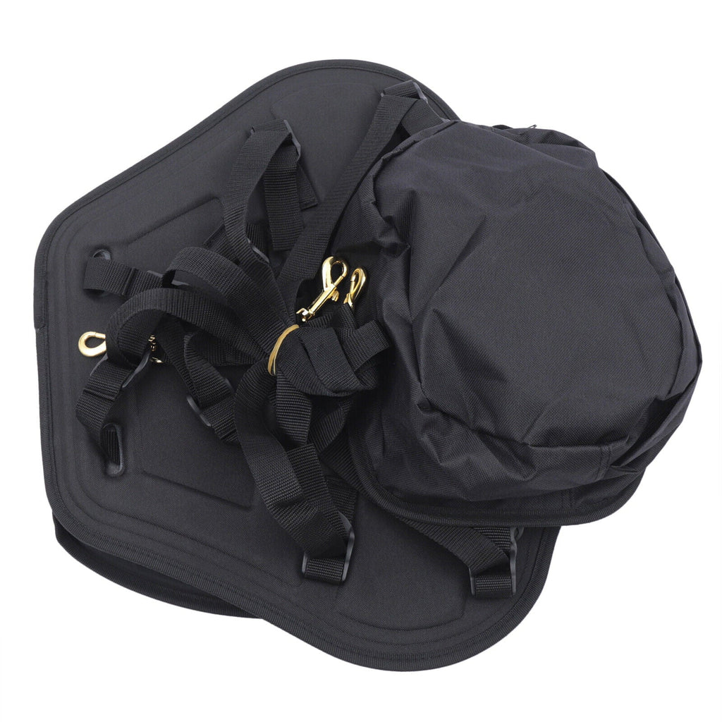 Adjustable Padded Kayak Seat Detachable Backpack Bag Canoe Backrest Storage Kayak Seat Deluxe Padded Watercraft Seat with Storage Bag Adjustable for Kayaking, Canoeing, Drifting, Rafting, Fishing