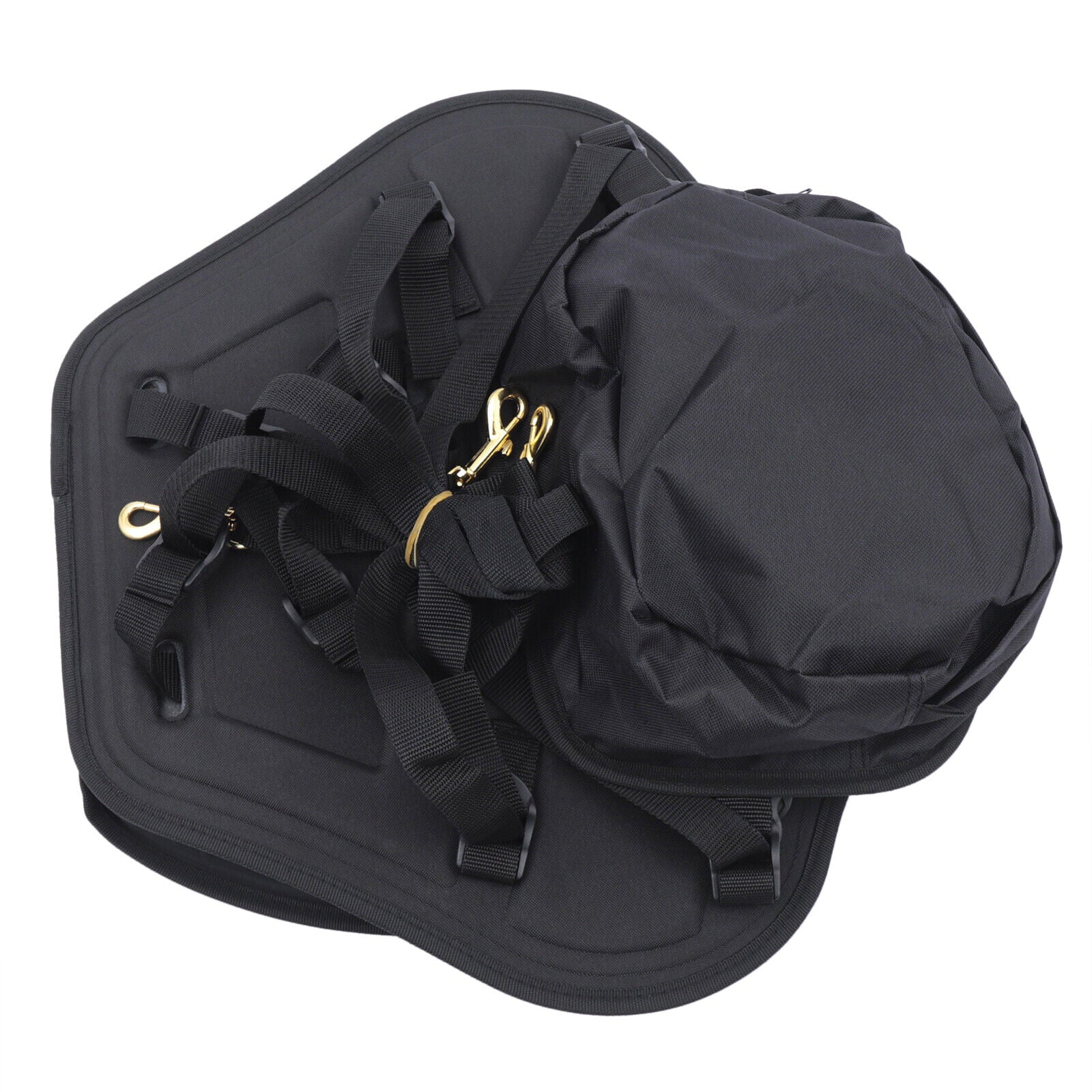 Adjustable Padded Kayak Seat Detachable Backpack Bag Canoe Backrest Storage Kayak Seat Deluxe Padded Watercraft Seat with Storage Bag Adjustable for Kayaking, Canoeing, Drifting, Rafting, Fishing