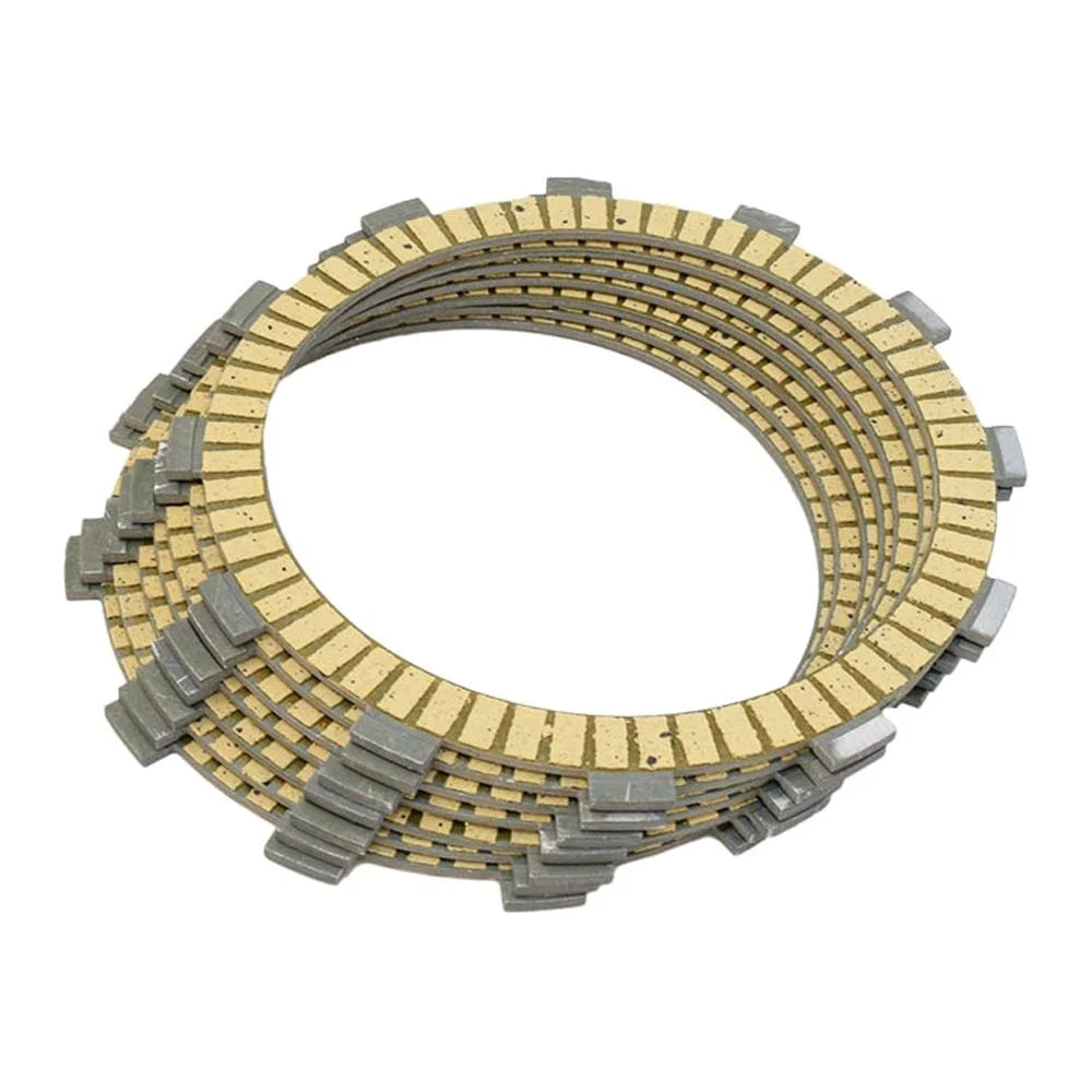 For Kawasaki VN400 Vulcan Classic Drifter/ ZR400 Zephyr X/ ZR400 ZRX400 ZRX400-II ZZ-R400/ EN450 454 LTD/ EN500 Vulcan 500 LTD/ Motorcycle Clutch Friction Plates 7 PCS Paper Based Kits