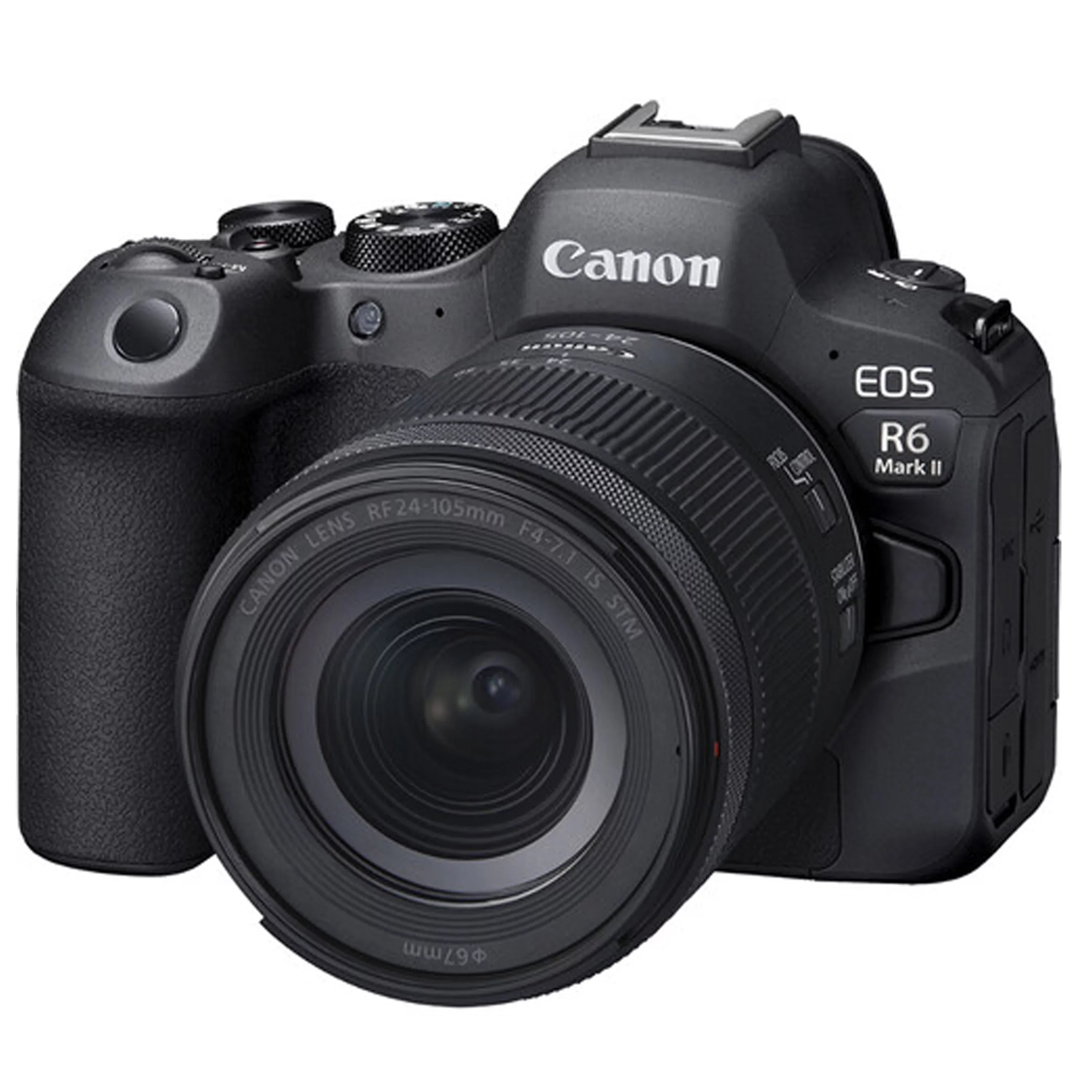 Canon EOS R6 Mark II Mirrorless Digital Camera with RF 24-105mm f/4-7.1 STM Lens + 64GB Memory + Case+ Steady Grip Pod + Tripod+ Software Pack + More (30pc Bundle)