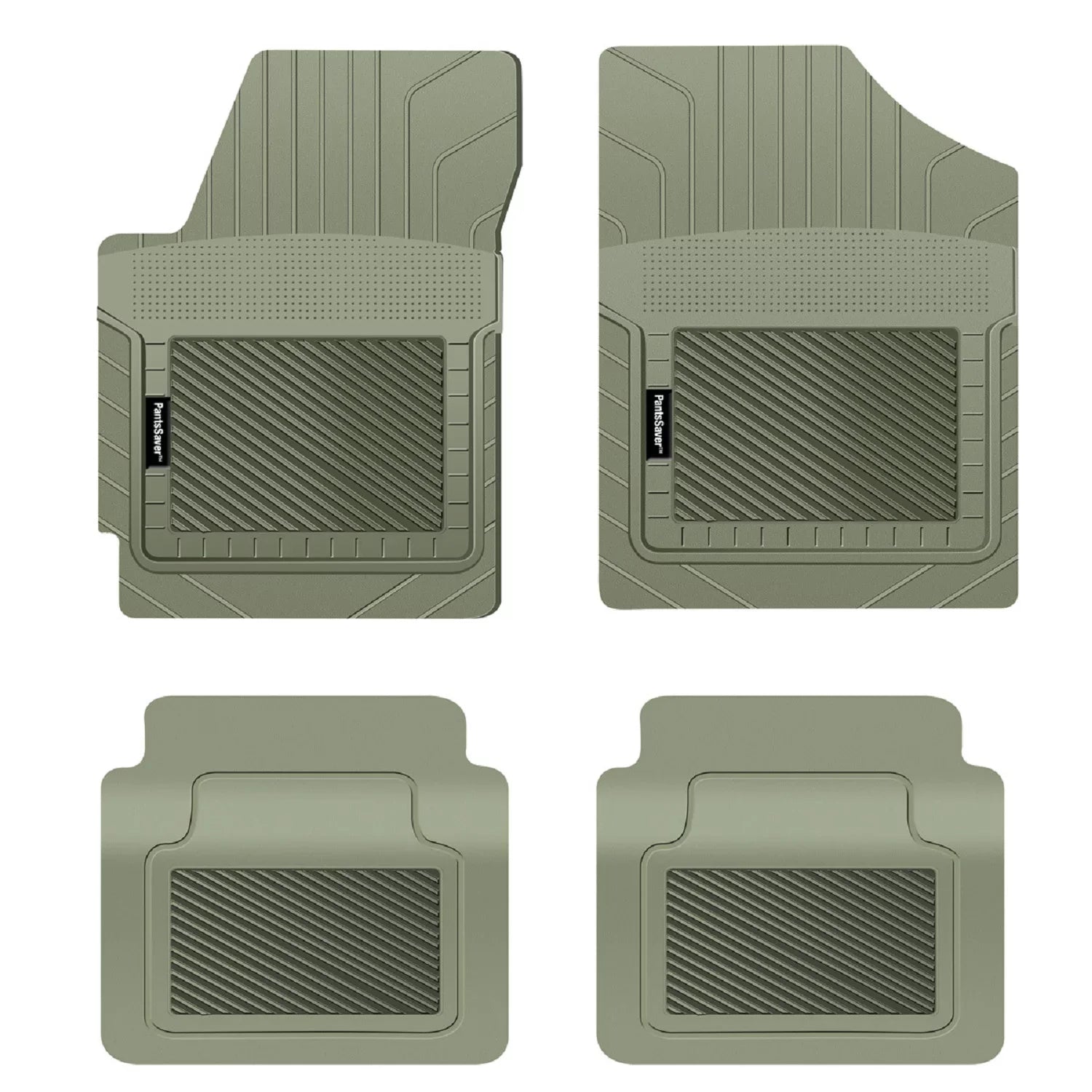 PantsSaver Custom Fit Floor Mats for Genesis GV60 2023 All Condition Protection -4 Piece Set (Gray)