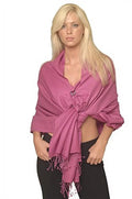 Scarf/Scarves/Shawl/Shawls/Stole/Wrap/Pashmina Scarf/Pashmina Shawl/Cashmere/Cashmere Scarf/Wool/Silk (Raspberry Sorbet)