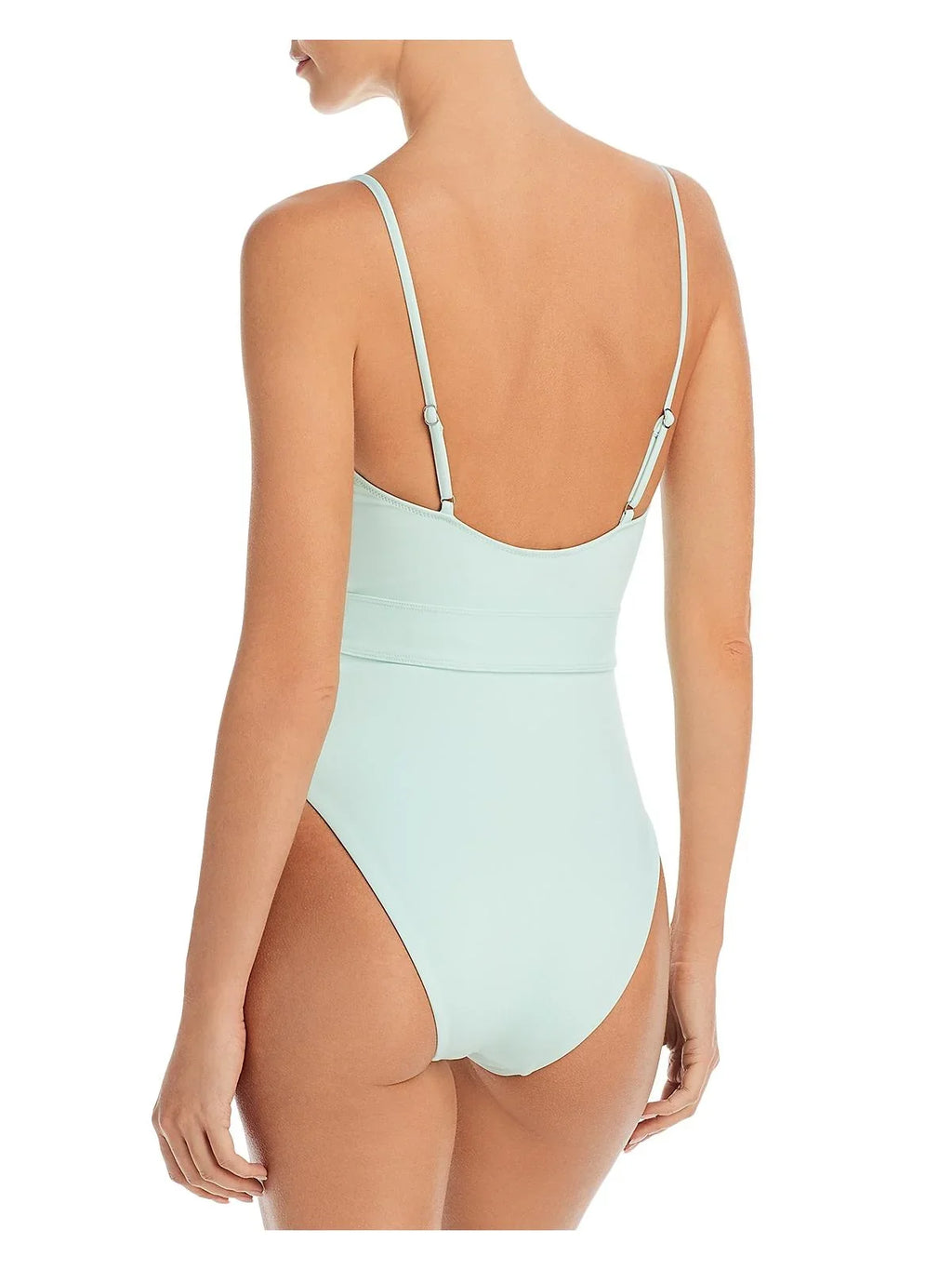 Jonathan Simkhai Womens Fastener Nylon One-Piece Swimsuit