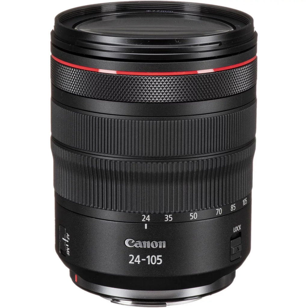 Canon EOS R6 Mark II Mirrorless Camera with Canon RF 24-105mm f/4 L IS USM Lens + 2pc 64GB Memory Cards + LED Video Light + Spare Battery + Case & More