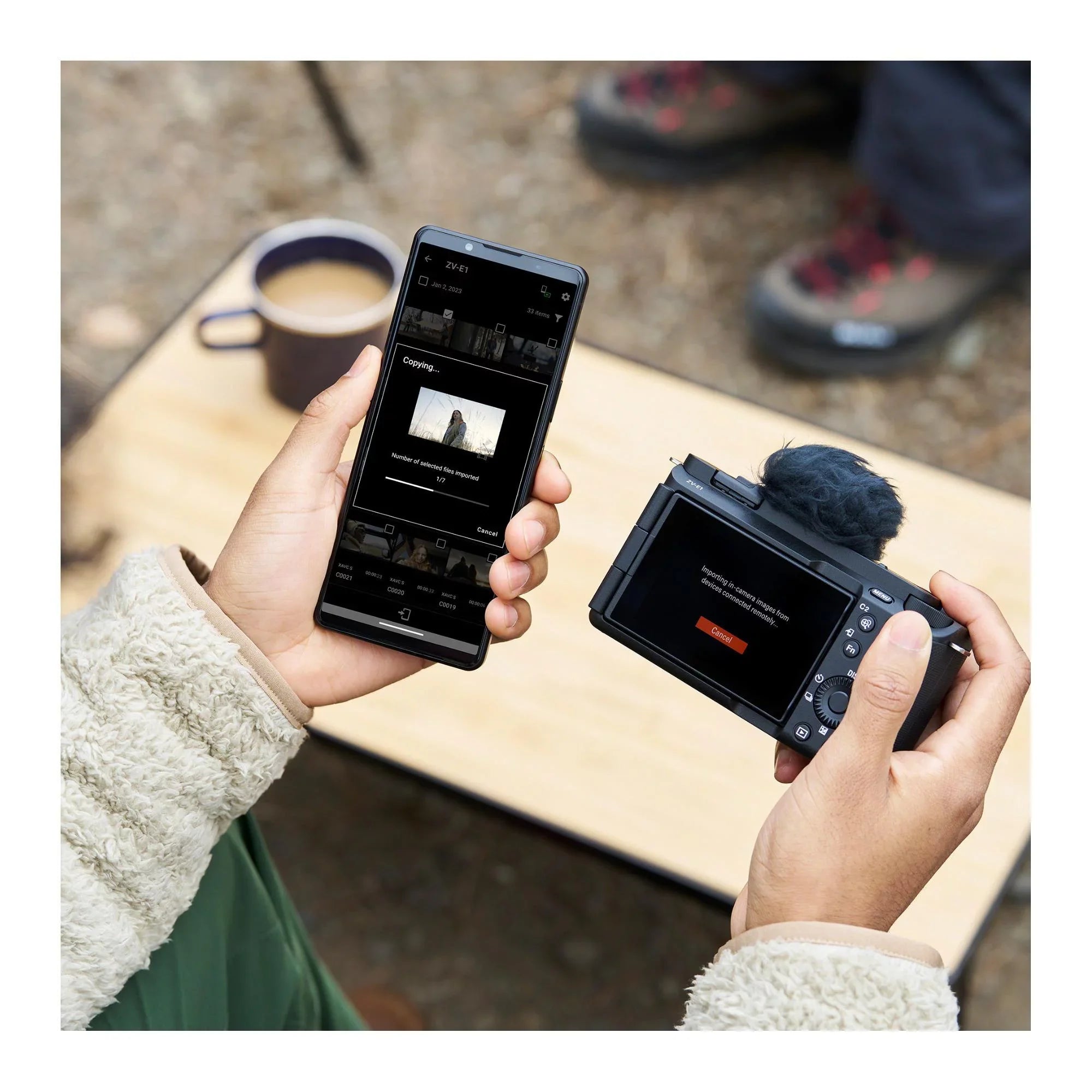Sony Alpha ZV-E1 Mirrorless Camera with 50mm Lens (ILCZV-E1/B, Black) Bundle