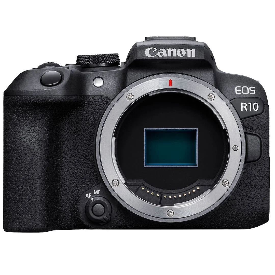 Canon EOS R10 Mirrorless Camera (Body Only) with SanDisk 128GB Memory Card + Case + SV Premium Accessory Bundle
