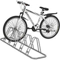 Bicycle Parking Rack, Adjustable, 5-Bike - Single Sided Version - Gray