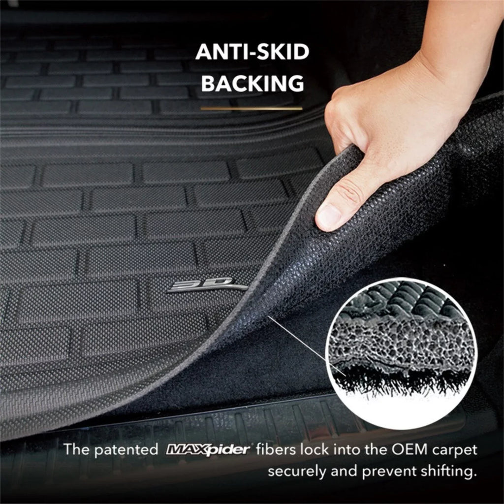 3D MAXpider KAGU Cargo Liner (BLACK) Fitting with TOYOTA HIGHLANDER 2008-2013 - Cargo Liner