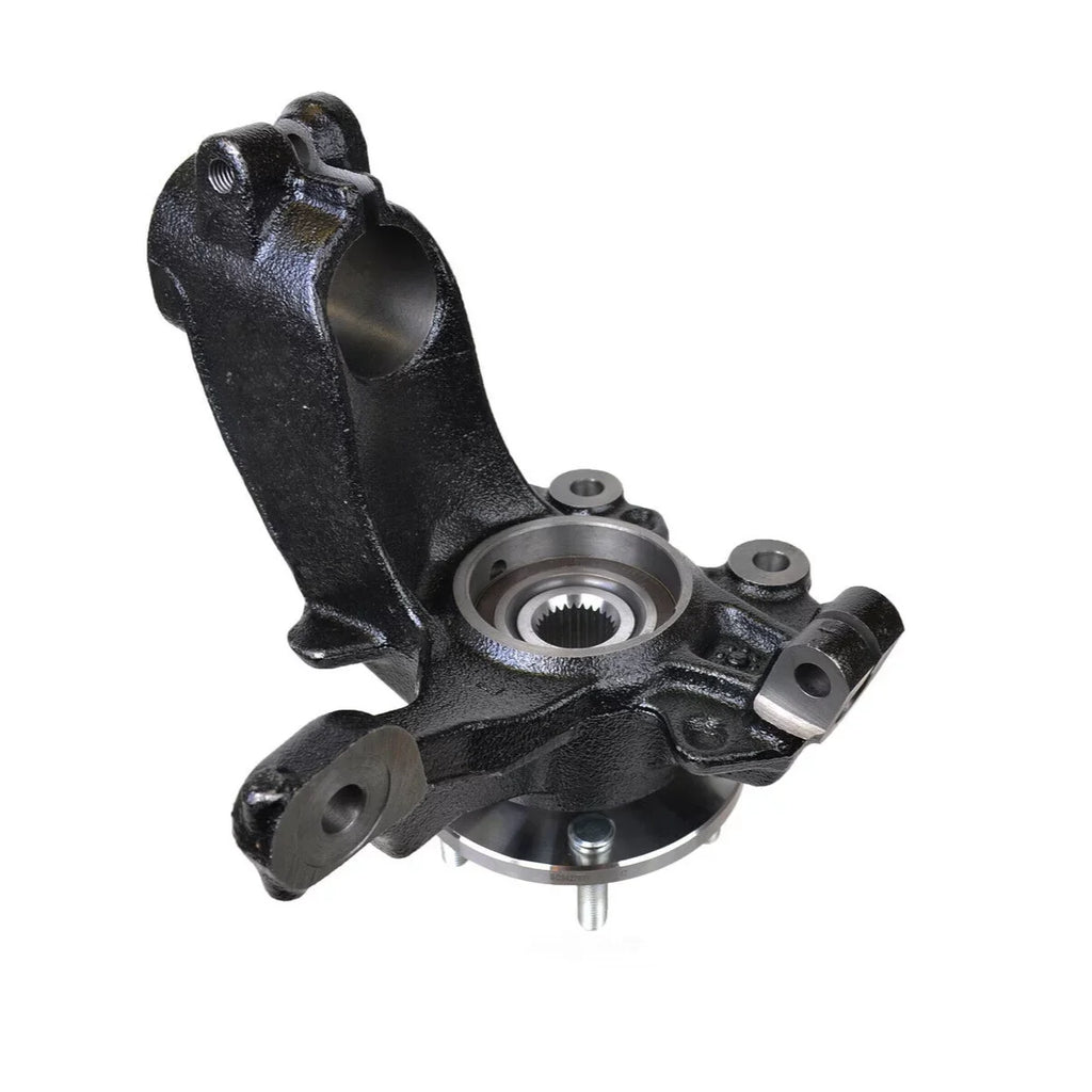 AutoShack Front Steering Knuckles and Wheel Bearing Hub Assembly 5 Lugs with ABS Set of 2 Driver and Passenger Side Replacement for 2012 2013 2014 2015 2016 2017 2018 Ford Focus 2.0L FWD