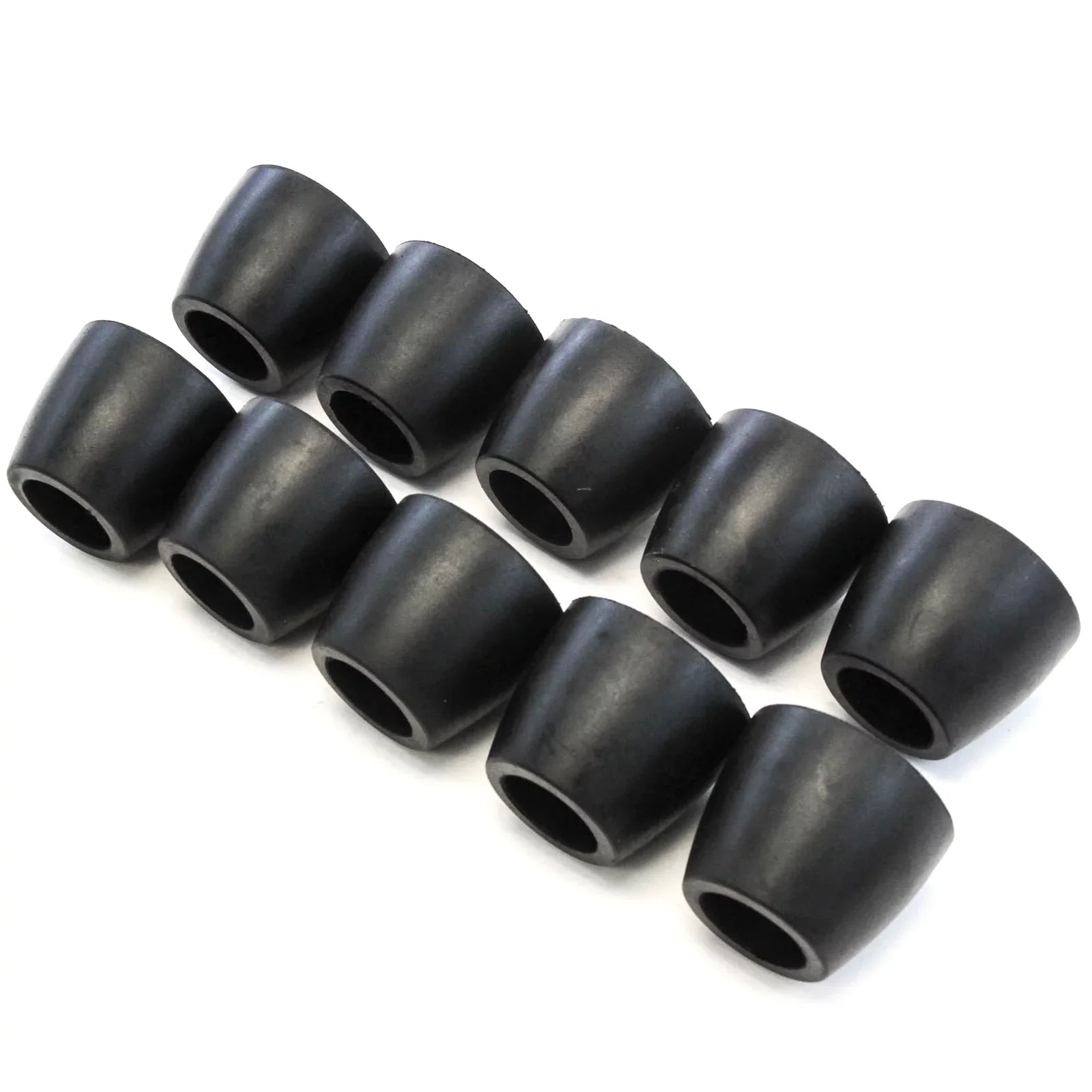 Red Hound Auto 10 Rubber Bumpers Trailer Fitting with Ramp Door Truck 2 Inches Thick Cone Replacement Cargo Stop