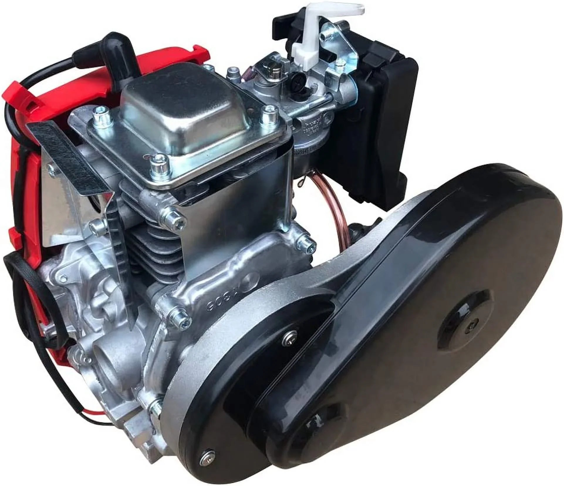 PEXMOR 53cc 4-Stroke Bike Motor Bicycle Engine Kit, Motorized Gas Bike Conversion Kit, Bicycle Motor Kit Cycle Gasoline Petrol Motor Refit Set Super Fuel-efficient for 26-28" Bikes with V-Frame