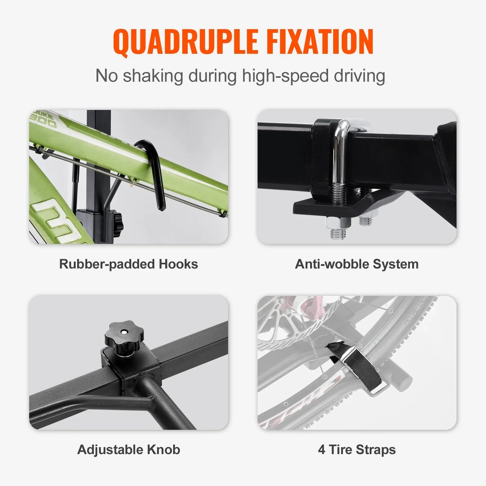 BENTISM 2-Bike Rack 80LBS Hitch Mount Folding Carrier Car Truck SUV 1.25"/2" Receiver