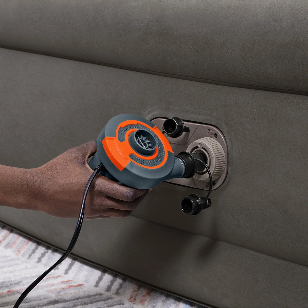 Bestway Tritech Cushify Top Air Mattress Queen 18” with Built-in AC Pump and Antimicrobial Coating