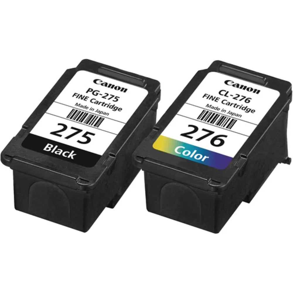 Canon Orginal PG-275/CL-276 Value Pack Complete Set of Ink, Fully Matching for PG-275XL and CL-276 XL