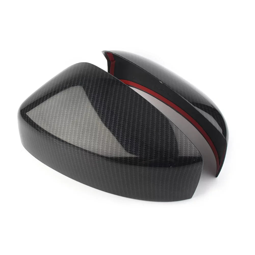 BFY Car Rearview Rear View Mirror Shield Trim For 2017 2018 2019 Mazda CX-5 ABS 2Pcs Carbon Fiber Styling
