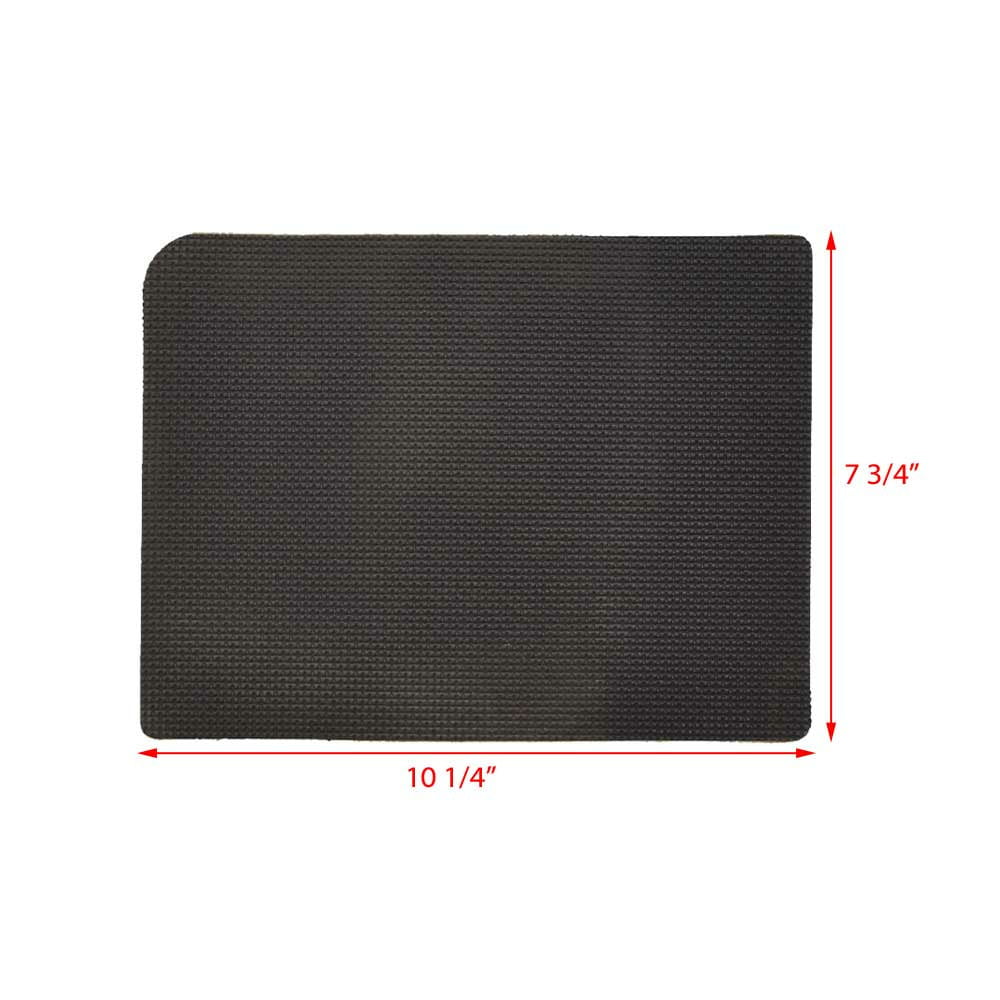 Tracker Watercraft Non-Skid Mat TM178157 | 10 1/4 x 7 3/4 Inch Black Rubber
