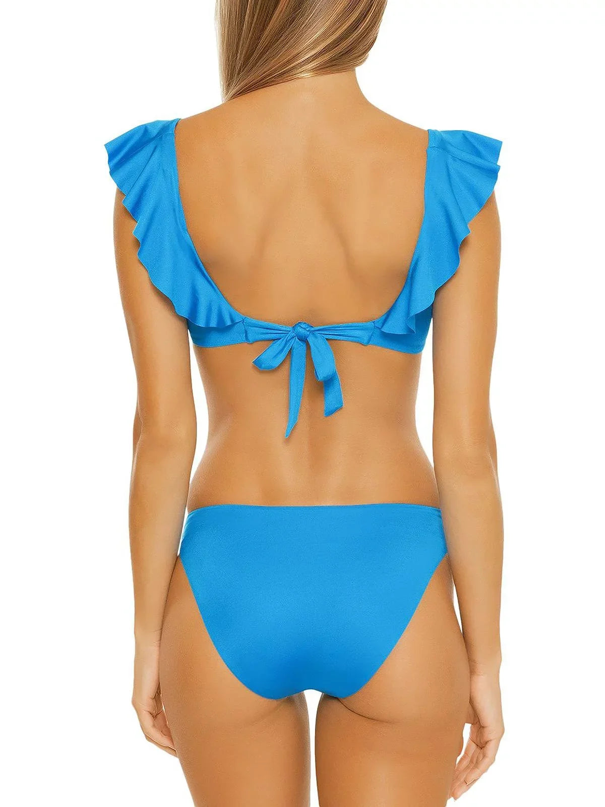 Trina Turk Womens Monaco Ruffled Underwire Bikini Swim Top