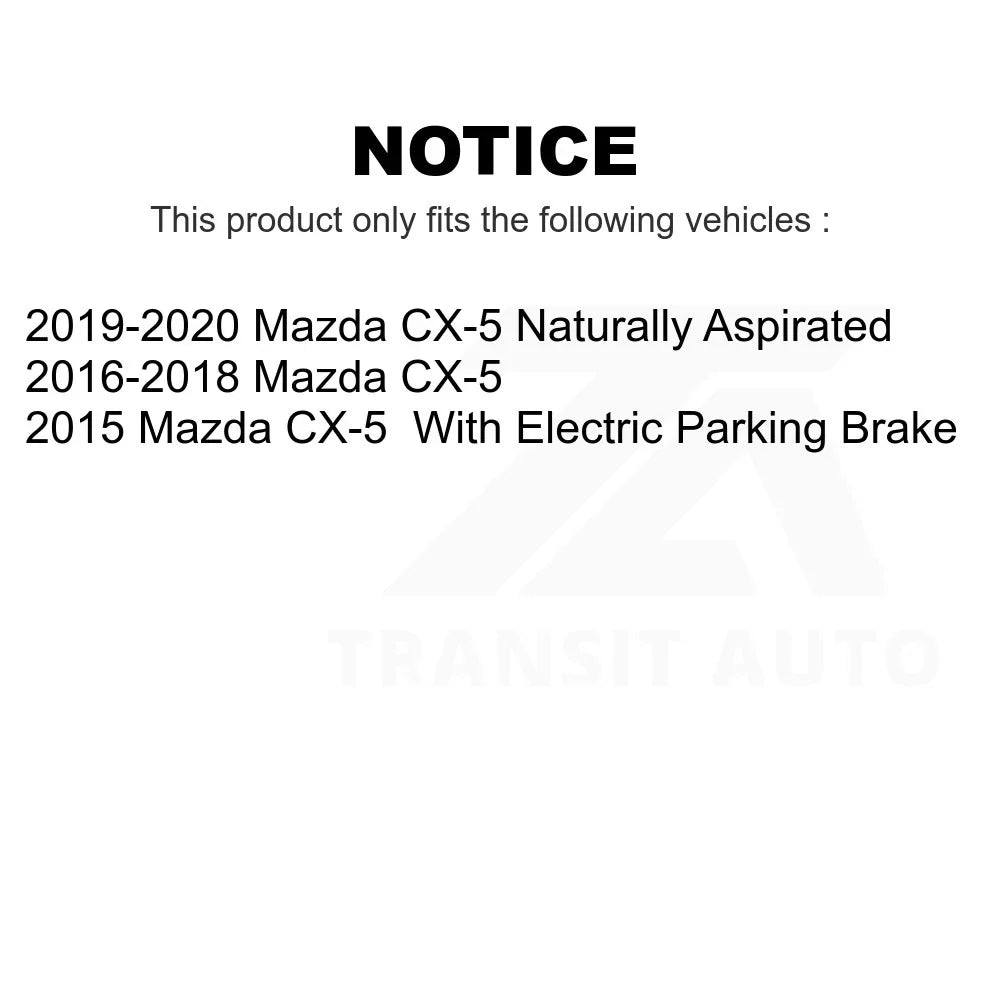 Front Rear Semi-Metallic Brake Pads Kit For Mazda CX-5 KPF-100243