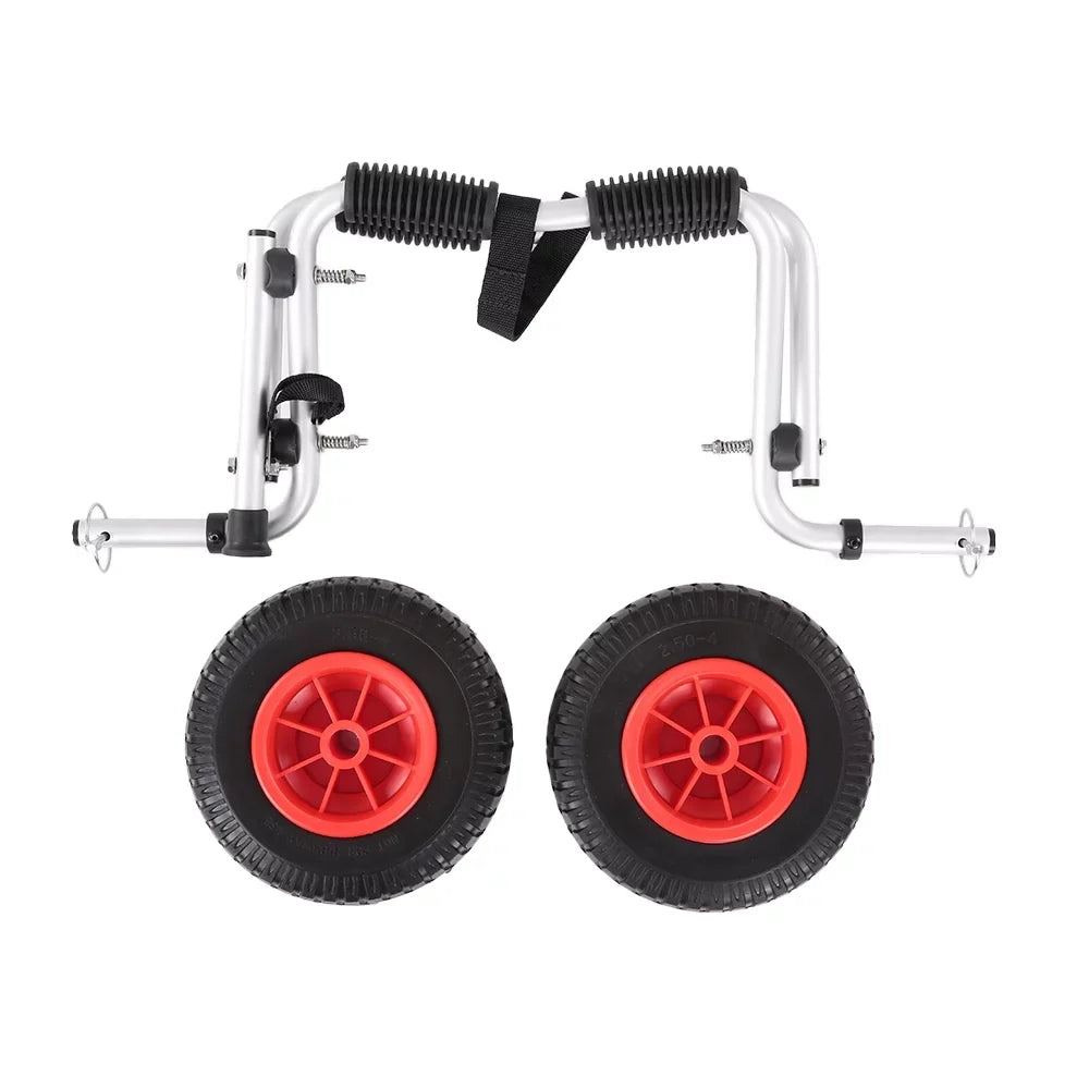Anself Portable Lightweight Foldable Vessel Kayak Canoe Trolley