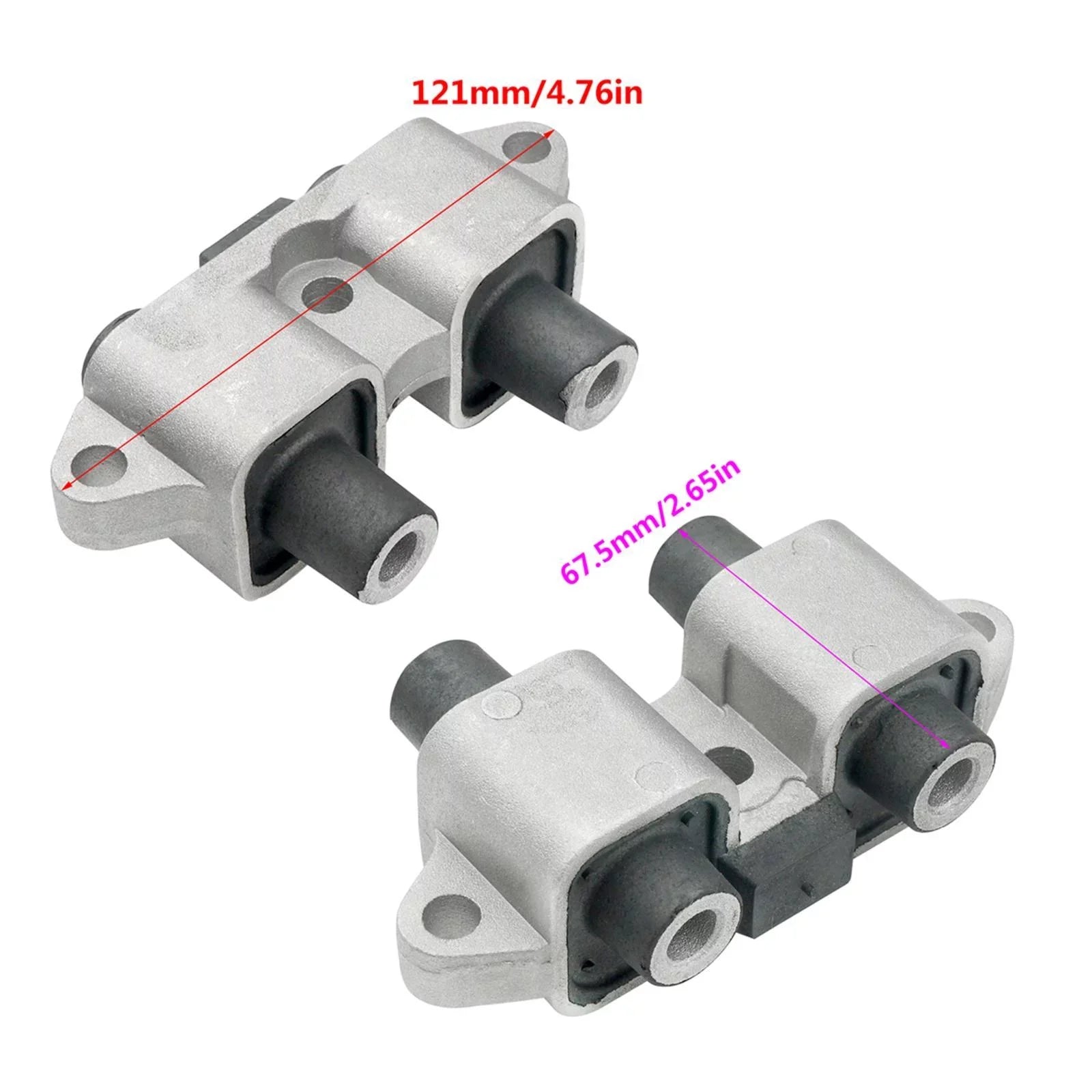 Rubber Mount, 66T-44514-00 Upper Side Mount Damper, Outboard Engine Motor Parts for E40x 40HP strong and very Strong