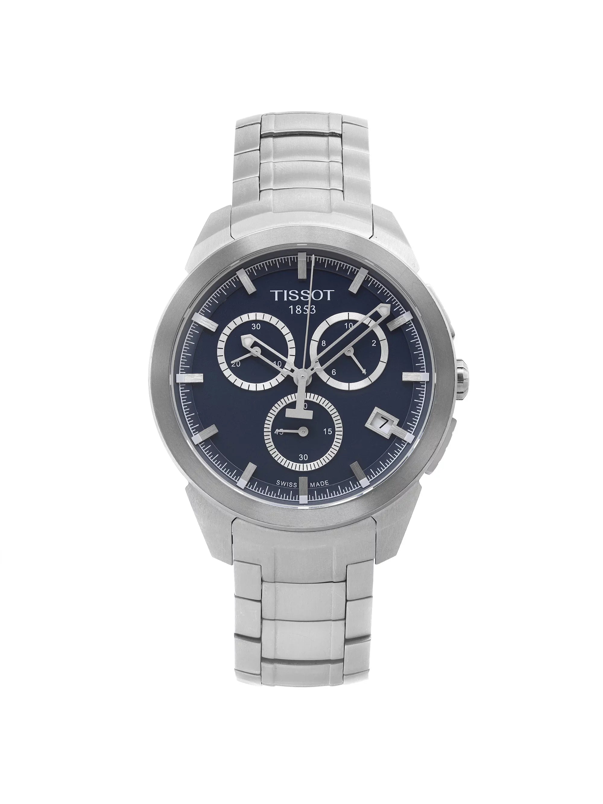 Tissot T-Sport 43mm Titanium Blue Dial Mens Quartz Watch T069.417.44.041.00