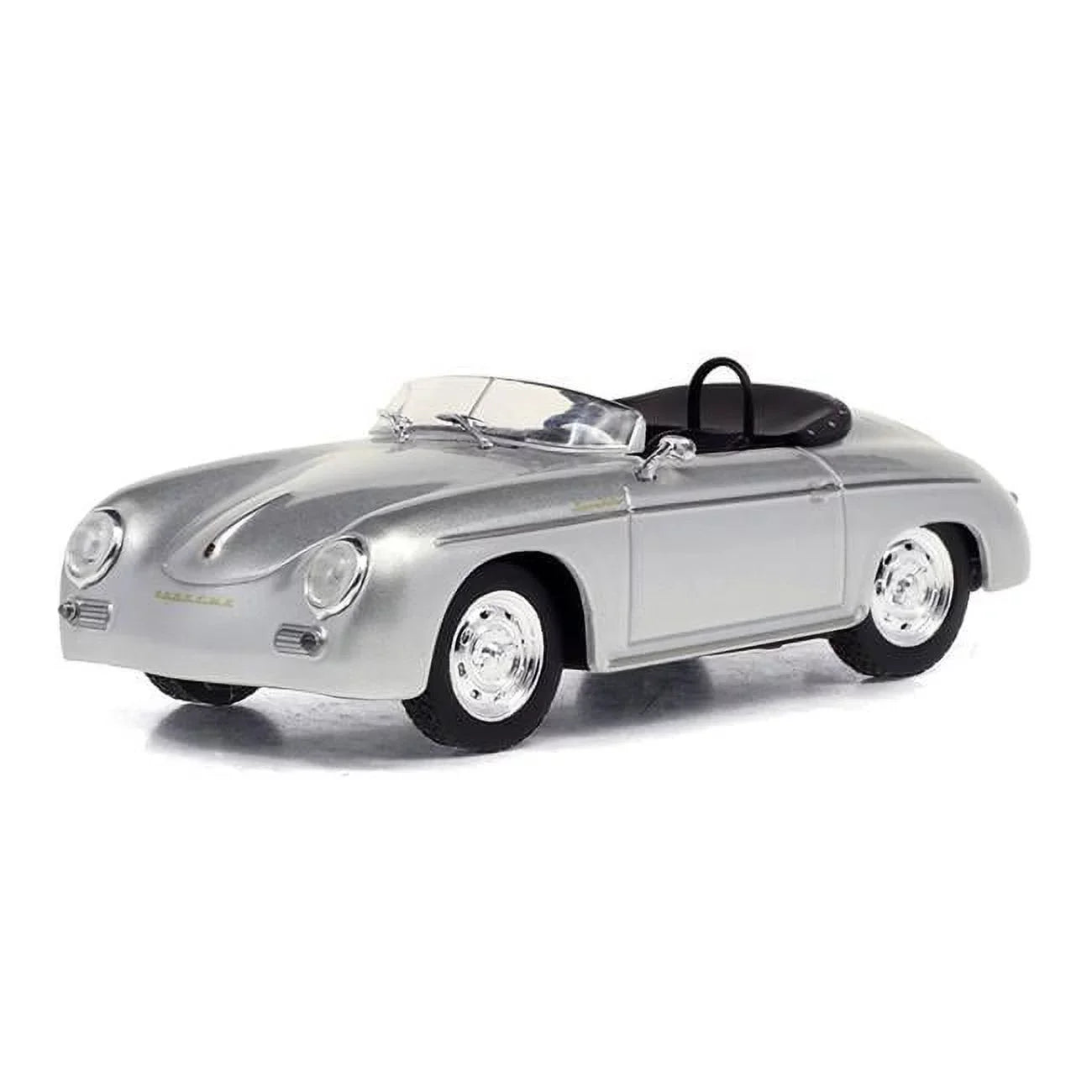 Greenlight GRE86597 1958 Porsche 356 Speedster Super Model Car in Silver Metallic