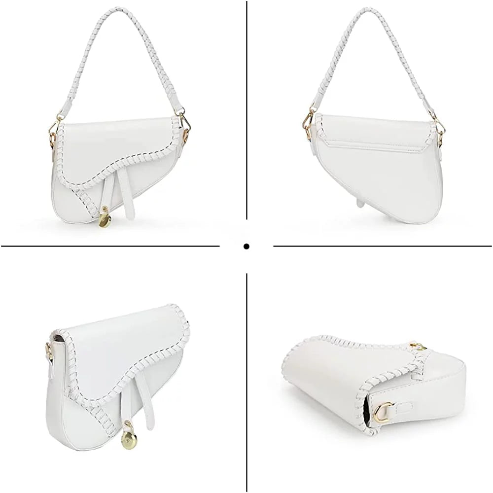 Junior 2023 New Women's Saddle Shoulder Bag Handbag Small Crossbody Bag Shoulder Bag Handbag