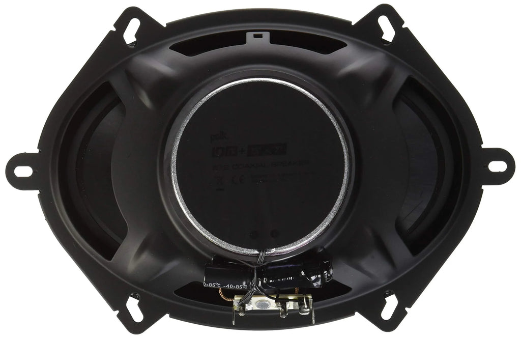 POLDB572 Polk Audio DB572 DB+ Series 5"x7" Coaxial Speakers with Marine Certification, Black